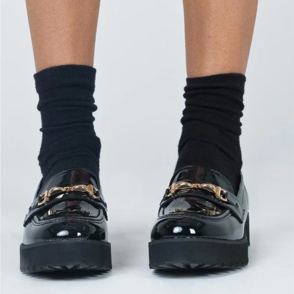 Preppy Princess Polly Capri Loafers - Black (Women's 8) - Picture 8 of 8